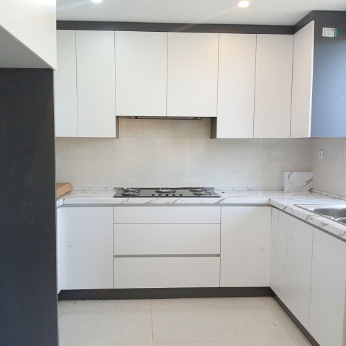 کابینت سفید طوسی  