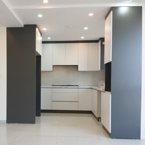 کابینت سفید طوسی   